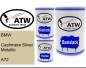 Preview: BMW, Cashmere Silver Metallic, A72: 500ml Lackdose + 500ml Klarlack + 250ml Härter - Set, von ATW Autoteile West.